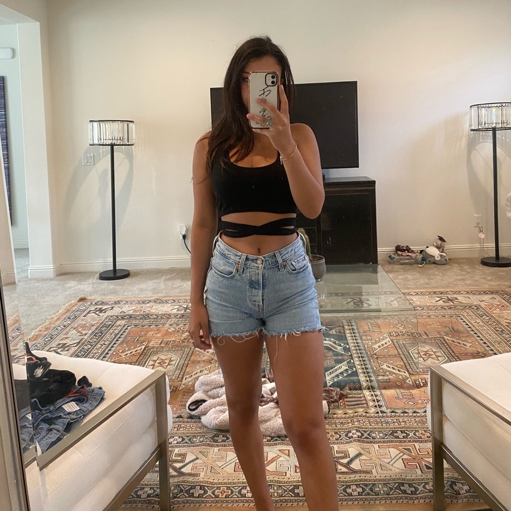 Tie around tank top
